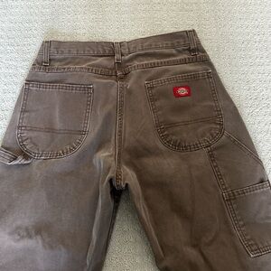 Brown dickies carpenter pants